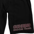 thumbnail image 2 of Genesis Band Logo Men's Black Lounge Shorts With Drawstring-XL, 2 of 4