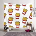 thumbnail image 1 of Tapestry Food French Fries, decoración de pared, 150 x 130 cm, 1 of 1