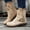 Khaki, variant on Babysbule Women's Boot Fashion Winter Boots For Women Shoes Low-Heel Comfortable Outdoor Non-Slip Outdoor Boots