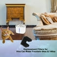 thumbnail image 5 of Qzbhct Pet Replacement Pre Filter Sponges for 64oz/1.8L 140oz/4.1L Viva Cat Water Fountain Foam Filter Dog Drinking Water Fountain(8), 5 of 7