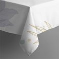 thumbnail image 2 of Floral 52" Square Waterproof Tablecloth, Floral Print Polyester Table Cover, 2 of 6