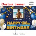 thumbnail image 2 of Banner de decoración de cumpleaños AUBAO Happy 106th Birthday, 2 of 7