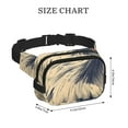 thumbnail image 4 of Lsque Sac Banane Double Couche Motif Aigle Chauve Américain, Tissu en Sergé Durable avec Ceinture Réglable, Randonnée en Plein Air, Course, Sac Banane de Voyage, 4 of 9