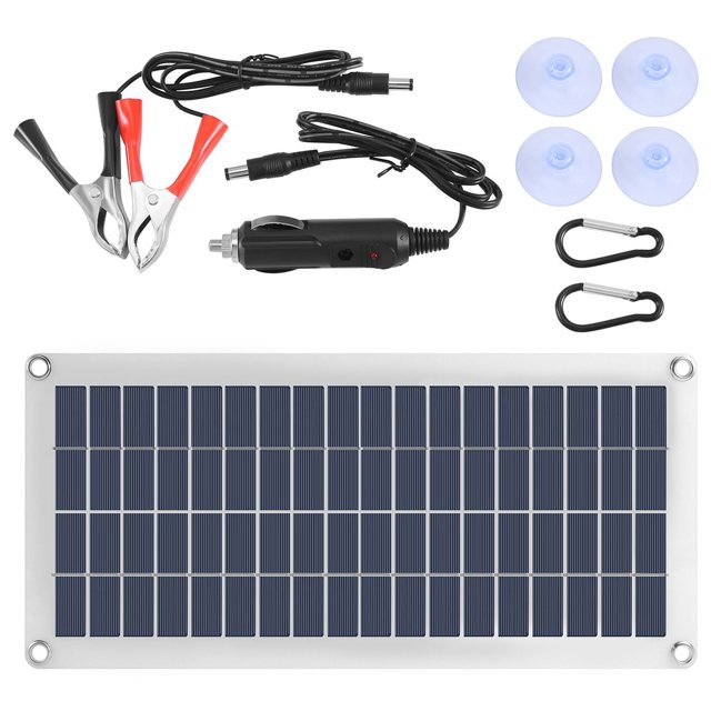 Panel solar de 1000 W, 12-18 V, panel solar para teléfono, RV, coche, MP3, cargador, batería exterior, suministro B