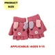 thumbnail image 2 of Guantes convertibles con dibujos animados en la parte superior abatible para niños pequeños, mitones de punto de lana sin dedos para invierno 875, 2 of 5