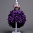 thumbnail image 1 of Vestido de actuación para niños, vestido de princesa de cola grande para niños, vestido de actuación hinchado con forma de pastel, 1 of 6