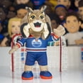 thumbnail image 4 of Figura de peluche Bleacher Creatures Edmonton Oilers Hunter 10 NHL, 4 of 7