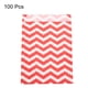 thumbnail image 3 of 100 piezas de bolsas de papel para sándwich, 1.2x5.1x7.5 pulgadas, bolsas de almuerzo de papel, bolsas de papel kraft, rojas, 3 of 7