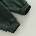 thumbnail image 7 of Xudanell Baby Boy Clothes Solid Color Long Sleeved Hooded Sweatshirt Long Pants First Birthday Outfits 2PCS Set, 7 of 7