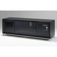 thumbnail image 2 of Furnitech Signature Home 78" Modern Wood TV Stand in Ebony Black Oak/Silver, 2 of 4