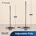 thumbnail image 6 of Yocada Mops for Floor Cleaning with 2 Different Washable Mop Pads and Extendable 55” Long Handle, Multifunction Dust Mop,Orange, 6 of 6