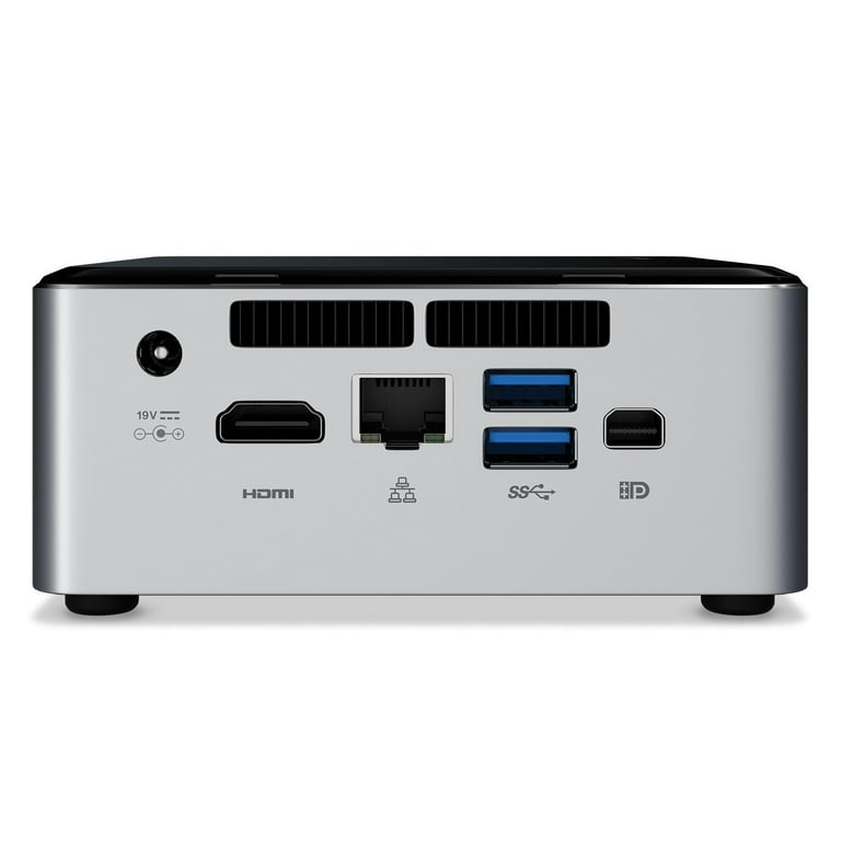 Intel Mini Desktop Mini PC Computer, Intel Core i5, 8GB RAM, 512GB SSD,  Windows 10, Gray, NUC6i5SYH-R-8512P 