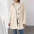 thumbnail image 2 of Sweaters for Women Suitable Fall and Winter Comfortable and resistant to pilling Beige XXL Womens Sweaters, 2 of 5