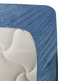 thumbnail image 3 of Ambesonne Blue White Fitted & Top Sheet Set with Sham, Typography Message, Blue White, 3 of 4