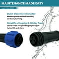 thumbnail image 3 of Half Off Ponds Aqua Pulse Submersible Pond Pump for Waterfalls, 10000 GPH, 1.25 HP, 200 ft Cord with Quick Disconnect, 3 of 7