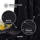 thumbnail image 4 of Juego de 2 Cortinas Opacas Sailing Aislamiento térmico Negro 132x274cm, 4 of 5