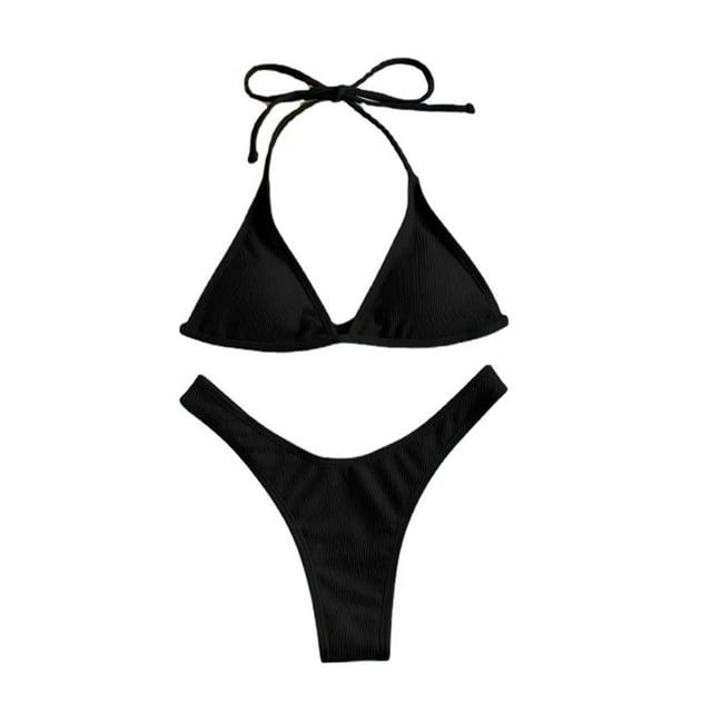 Conjunto de bikini de dos piezas para mujer, ideal para piscinas, actividades acuáticas y spas. M