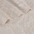 thumbnail image 5 of Drap de Paisley Italien Riche en Fil de Coton 600 Très Grand-Ivory, 5 of 5