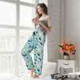 thumbnail image 4 of KLL Womens Sea Life Print Pajama Pants Soft Pajama Bottoms for Women Cozy Lounge Pants, 4 of 5