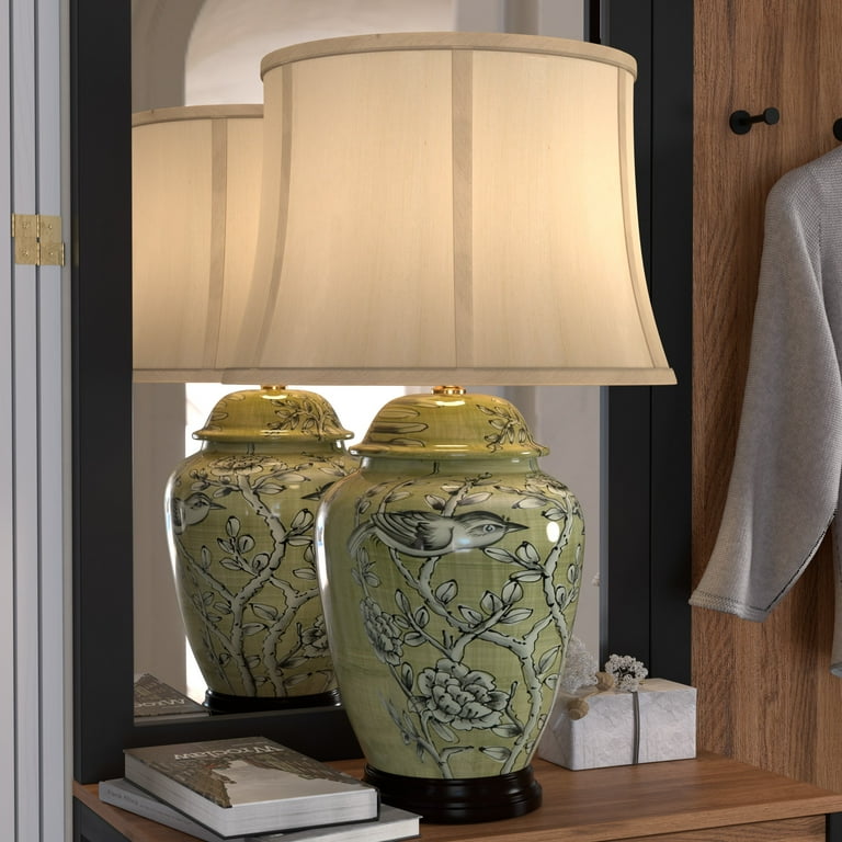 フロアスタンド Antique oriental table lamp Vintage Oriental Accent Asian Table Lamp With Shade | eBay