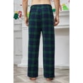 thumbnail image 2 of U2SKIIN Mens Pajama Pants, Ultra Soft Stretch Lightweight PJ Bottoms with Pockets,(Black,2XL), 2 of 5