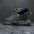 thumbnail image 5 of XIMIN Men's Athletic Boots Hiking Walking Boots Outdoor Waterproof Non-Slip High-Top Waterproof Work Boots Autumn Winter Trekking Snow Boots, 5 of 8