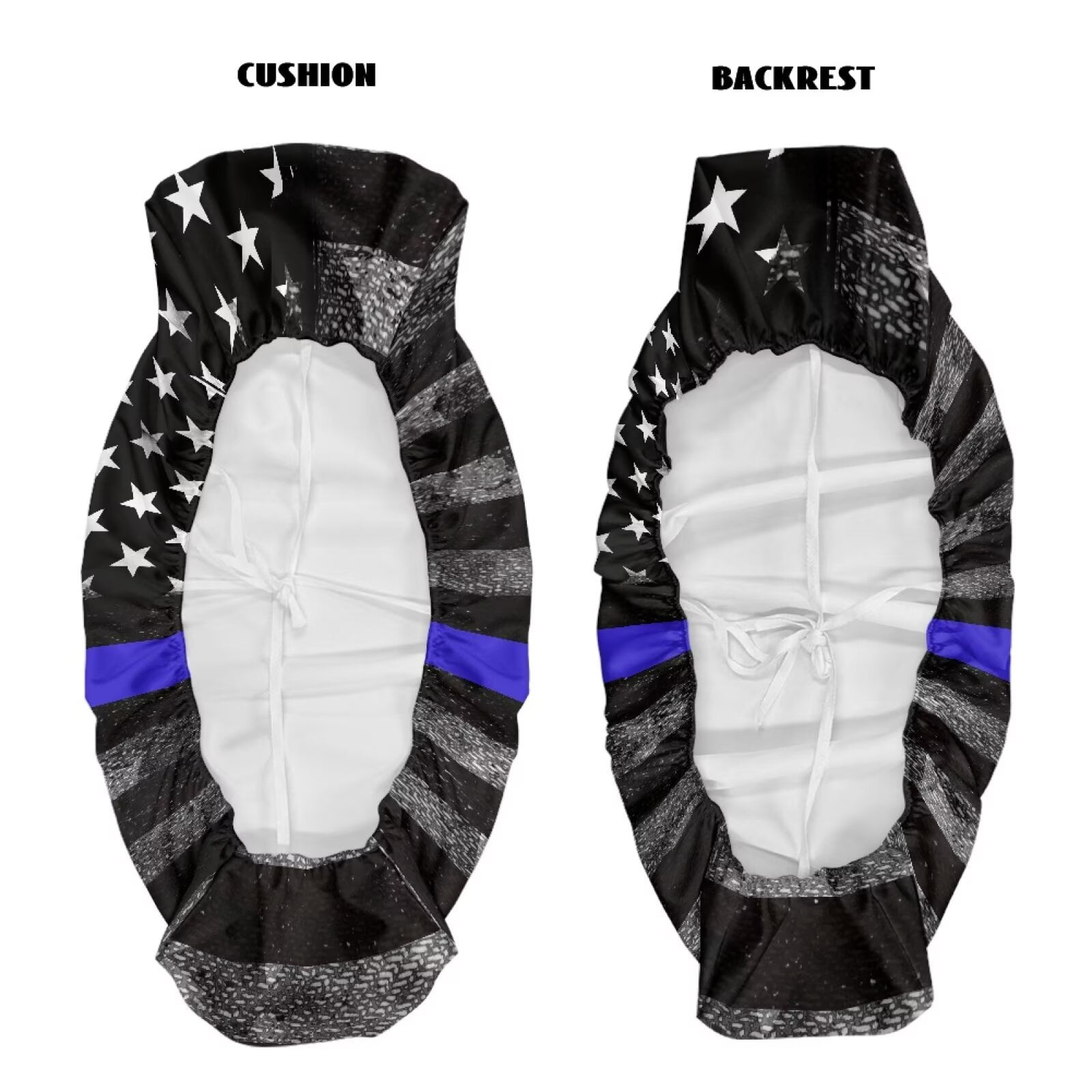 Yuyamidu American Flag UTV Seat Covers Bench Seat Cover and Backrest Cover 4 Wheeler Accessories Compatible with Kawasaki Mule 3000 3010 3020 4000 4010 (2001-2023 2025)