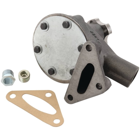OEM Grade Water Pump Compatible With Allis Chalmers WC WD WD45 WF D DG M65 TL-10 TL-11 TL-12 Tractor Replaces 70226320 79016822 Cast Iron Single Groove V-Belt Hub Gasket Included
