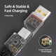 thumbnail image 3 of Cable de carga Idison 4 en 1 de carga rápida de 65 W para iPhone, 3 of 7