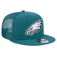 thumbnail image 3 of Men's New Era Midnight Green Philadelphia Eagles Main Trucker 9FIFTY Snapback Hat, 3 of 6