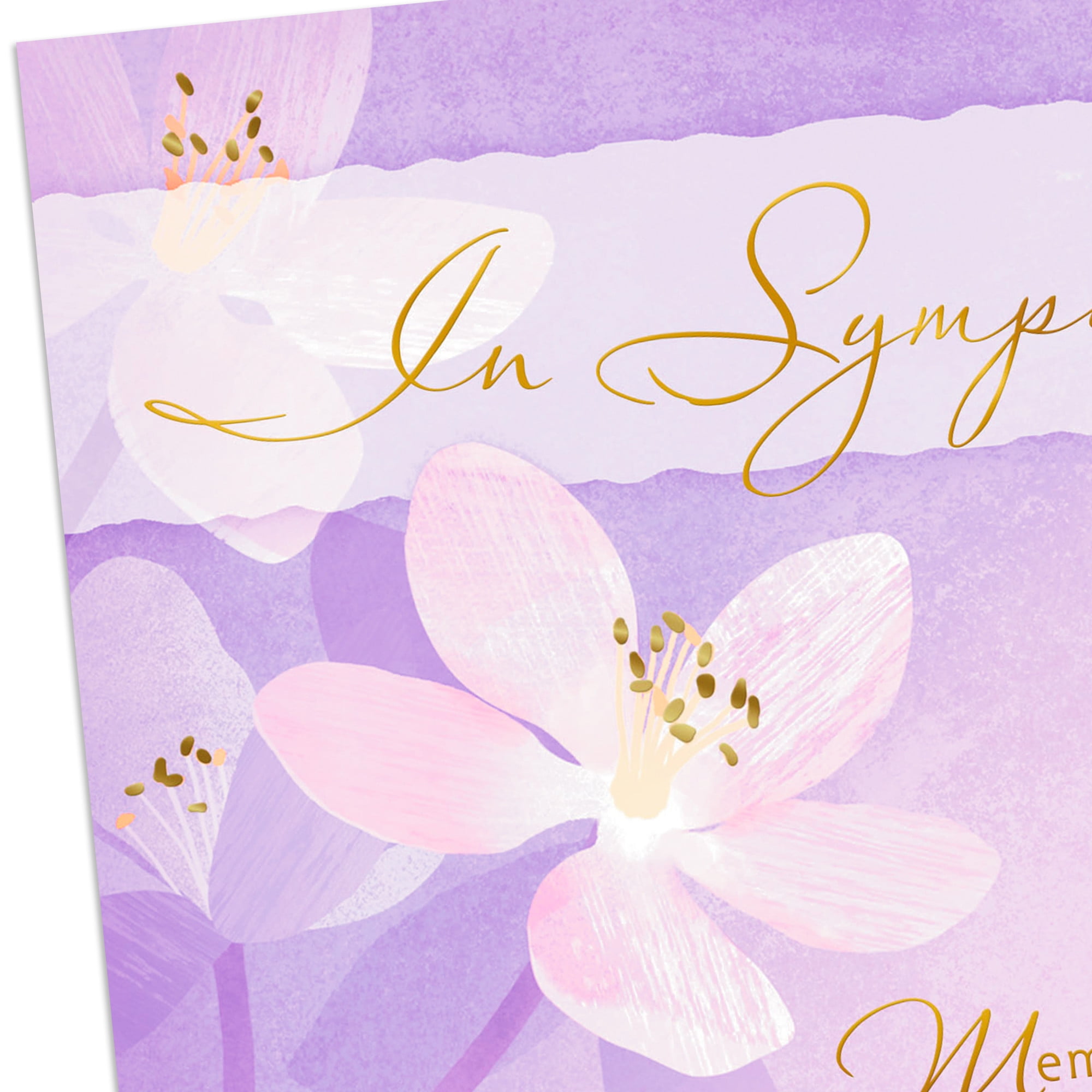 Hallmark Sympathy Card (Our Loved Ones Are in Our Hearts Forever)