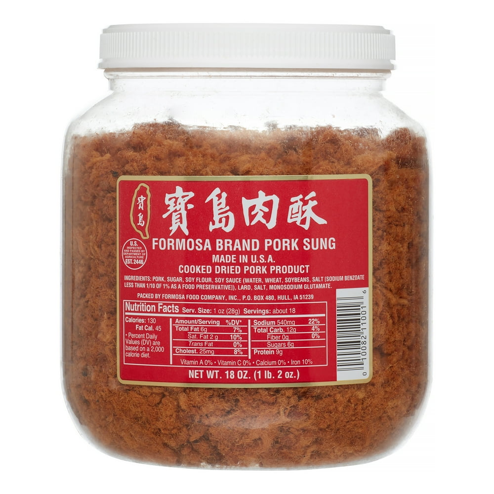 Formosa Large Pork Sung, 18.0 Oz