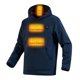 thumbnail image 1 of Sudadera con capucha de terciopelo Coral para hombre y mujer, suéter con calefacción inteligente, color negro, USB 9, Control de carga, invierno, 2023, 1 of 3