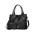 thumbnail image 1 of Bolsas Para Mujer De Cuero Pu Bandoleras Para Mujer De Moda Color Negro, 1 of 5