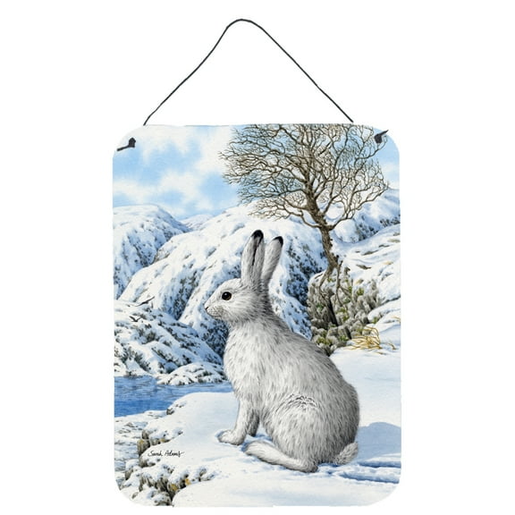 Mountain Hare White Rabbit Wall or Door Hanging Prints