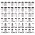 thumbnail image 1 of 60 Pieces 304 Stainless Steel M6 Rivet Nut Flat Head Blind Nut Threaded Rivet Rivet Nut For Threaded Insert Pliers, 1 of 5