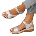 thumbnail image 6 of Bxsruta Wedge-Heel Fisherman Sandals with Adjustable Buckles, Women's Comfortable Summer Shoes for Extended Wear, 6 of 8