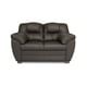 thumbnail image 3 of Sala de Piel Genuina, Sofa, Love y Sillón, 3 Piezas, Mod. Toscana, Chocolate, 3 of 8