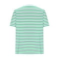 thumbnail image 5 of BLVB Summer Striped T Shirts for Women Dressy Casual Short Sleeve Tops Loose Crewneck Basic Tee Tops Trendy Clothes, 5 of 6