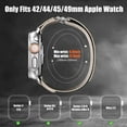 thumbnail image 6 of Composite Nylon Watch Band for Apple Watch Ultra2/Ultra Band 49mm 46mm 45mm 44mm for Men Women, Soft Replacement Watch Band Compatible with iWatch Series 10/9/8/7, 6 of 6