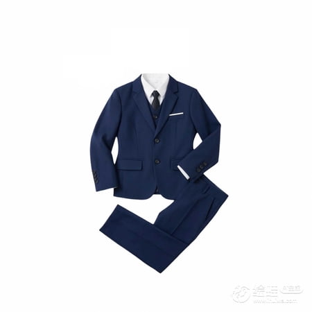 Weebloom Boys Formal Outfit Stylish Classic Pants Outfit Occasions Events Boy Clothes Set Size 16-17 Years Blue