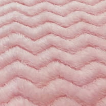 RTC Fabrics 60" 100% Polyester and Fleece Zigzag Sewing & Craft Fabric By the Yard, Pink