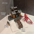 thumbnail image 4 of SALYWEE Medieval Knight's Magic Castle & Red Dragon Building Block Set - Fantasy (310+pcs) Building Kit, 4 of 5
