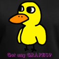 thumbnail image 3 of CafePress - Duck (Strait Forward) 6 T Shirt - Women's V-Neck Dark T-Shirt, 3 of 4