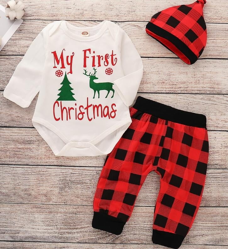 baby boy 1st christmas clothes