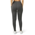 thumbnail image 2 of No nonsense Women's Every Day Pocket Legging, Graphite, Large, 2 of 5