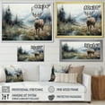 thumbnail image 4 of Designart "Frozen Silence Alaska " Animals Floater Framed Canvas Art Print, 4 of 7