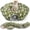 Green, variant on Hutact 3-in-1 Cat Tunnel with Cushion, 34" Soft Pet Bed Collapsible Plush Donut Cat Cave Hideaway, Multi-Shape Tunnel, Peekaboo Playground Toys for Indoor Cats Kittens Sleep Play Exercise, Green