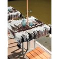 thumbnail image 2 of Outdoor Tablecloth with Umbrella Hole for Patio/Picnic/Party/Camping, Cabin Elk Forest Waterproof Table Cloth Square Cover Washable, Farmhouse Pine Tree Beige Vintage (60"x 60"), 2 of 9
