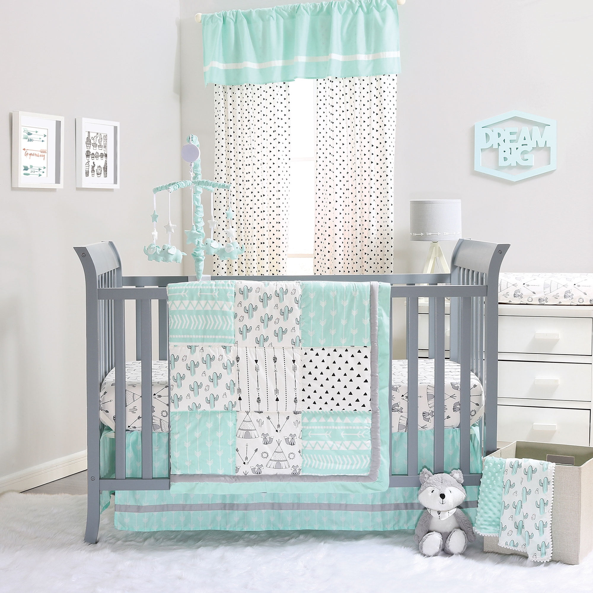 fox crib bedding walmart